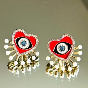 Heart earrings